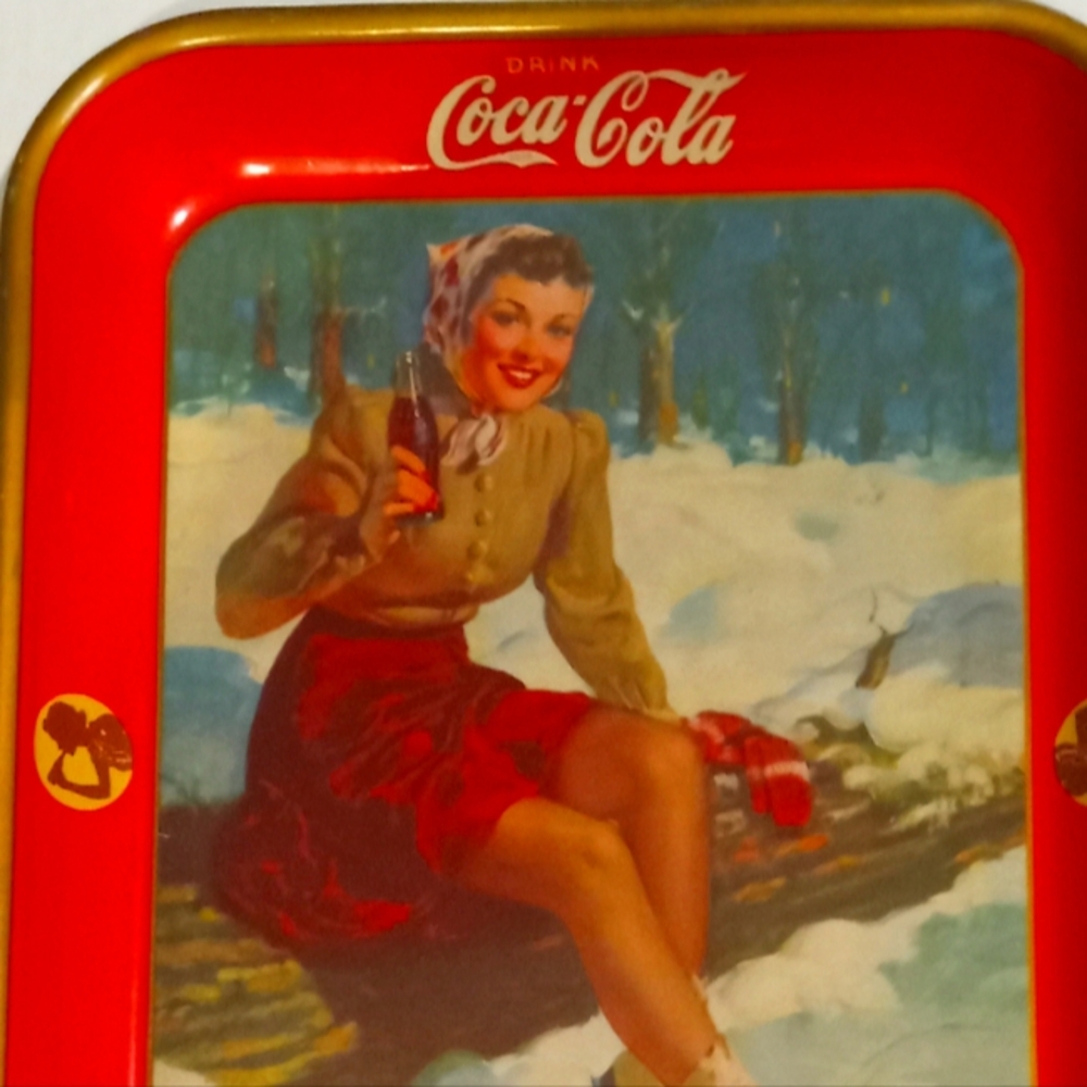 Vintage Coca Cola Themed Bath & Body Tray